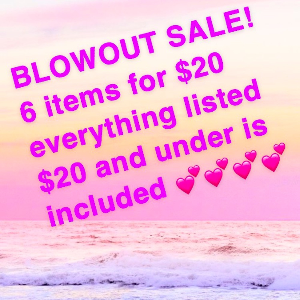 💜💜💜 BLOW OUT SALE!! 6 items for $20! 💜💜💜